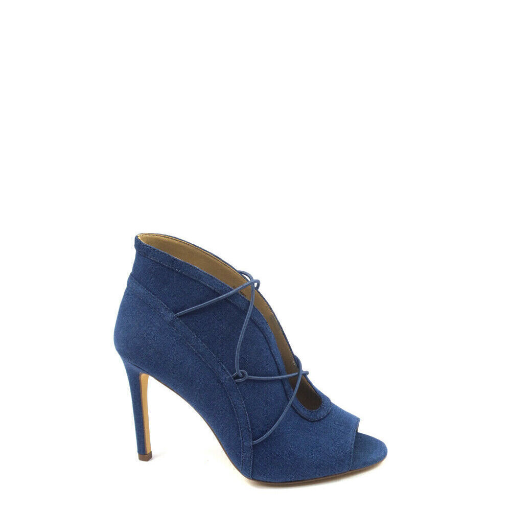 G.I.L.I. Peep Toe Bungee Front Booties Kaarina Medium Denim - Medium - Picture 3 of 7